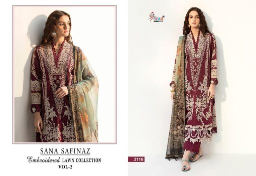 Shree Fabs Sana Safinaz Embroidered Lawn Collection Vol 2 Cotton Salwar Suit Catalog 8 Pcs 5 510x351 - Shree Fabs Sana Safinaz Embroidered Lawn Collection Vol 2 Cotton Salwar Suit Catalog 8 Pcs