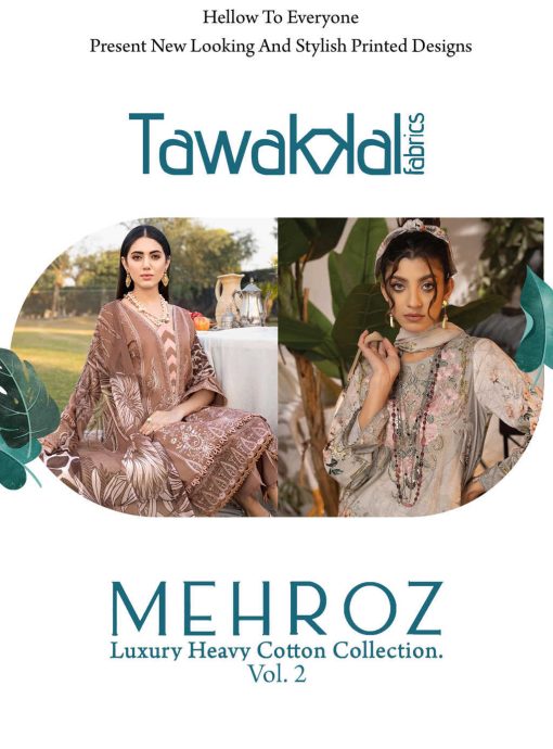 Tawakkal Mehroz Luxury Heavy Cotton Collection Vol 2 Salwar Suit Catalog 10 Pcs 32 510x690 - Tawakkal Mehroz Luxury Heavy Cotton Collection Vol 2 Salwar Suit Catalog 10 Pcs