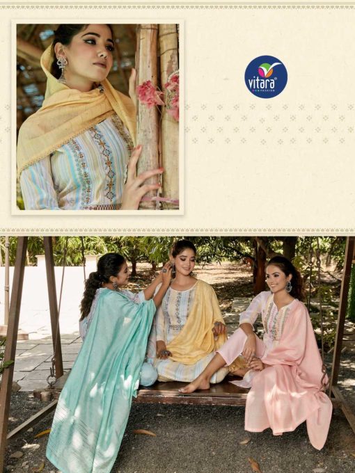 Vitara Richlook Kurti with Dupatta Bottom Cotton Catalog 4 Pcs 2 510x680 - Vitara Richlook Kurti with Dupatta Bottom Cotton Catalog 4 Pcs