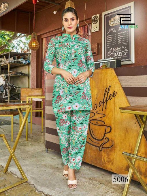 Blue Hills Airport Look Vol 5 CO ORD Set Wholesale Catalog 10 Pcs 11 510x680 - Blue Hills Airport Look Vol 5 CO ORD Set Wholesale Catalog 10 Pcs