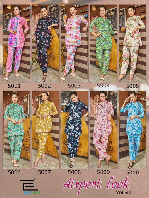 Blue Hills Airport Look Vol 5 CO ORD Set Wholesale Catalog 10 Pcs 14 510x680 - Blue Hills Airport Look Vol 5 CO ORD Set Wholesale Catalog 10 Pcs