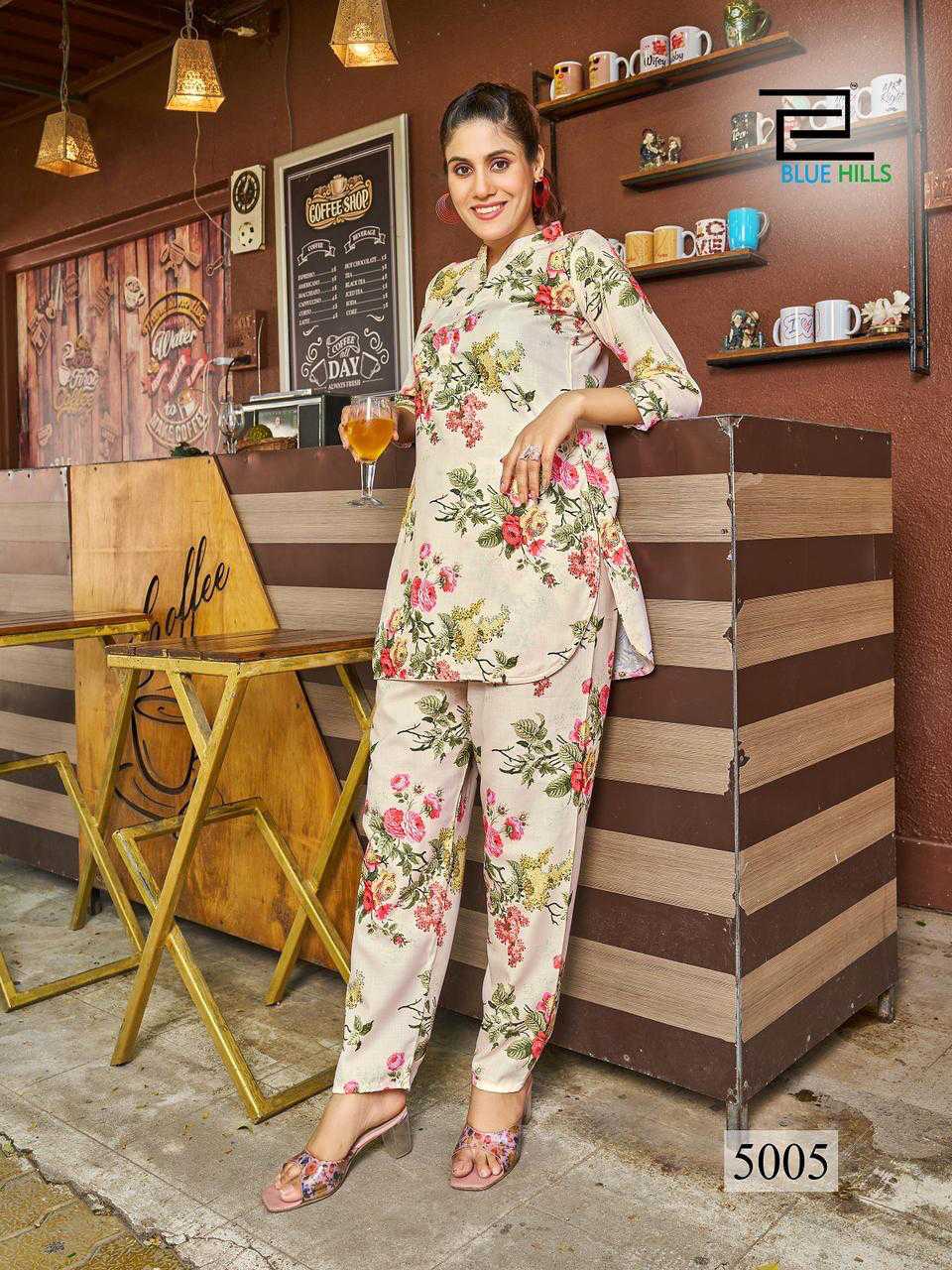 Blue Hills Airport Look Vol 5 CO ORD Set Wholesale Catalog 10 Pcs