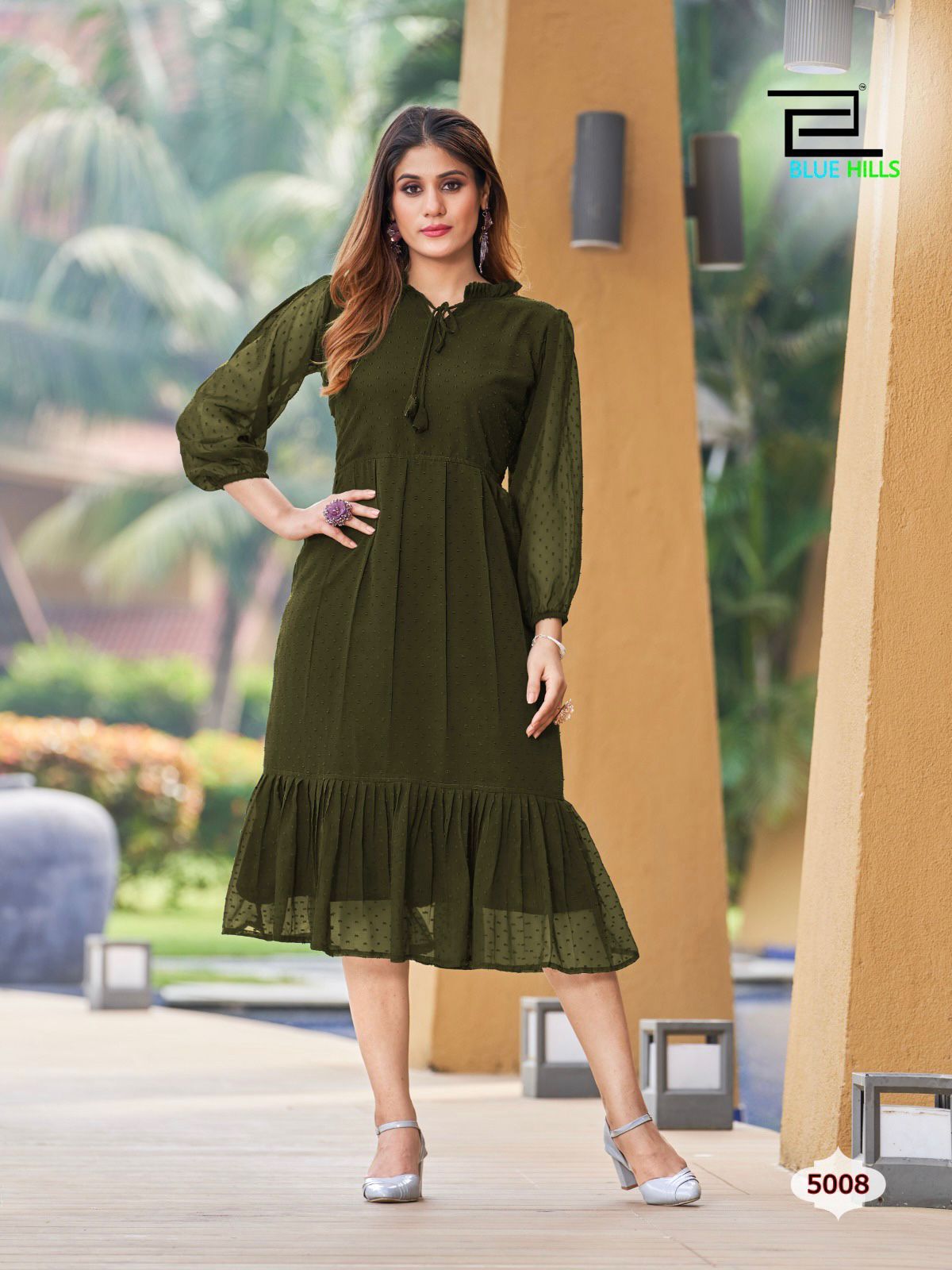 Aggregate 88 pakistani georgette kurti design best  thtantai2