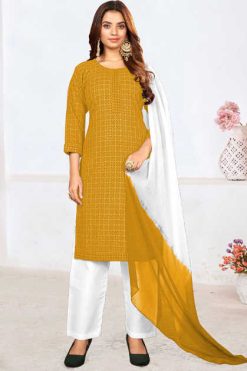 Blue Hills Madhubala Kurti with Dupatta Bottom Rayon Catalog 7 Pcs