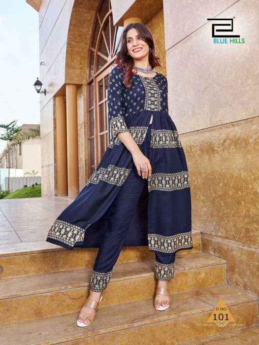 Blue Hills Maharani Kurti with Bottom Rayon Catalog 6 Pcs 10 510x680 - Blue Hills Maharani Kurti with Bottom Rayon Catalog 6 Pcs