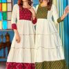 Blue Hills Snow White Rayon Kurti Catalog 6 Pcs