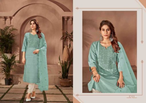 Crayon Sadhana by Kajree Rayon Kurti with Dupatta Bottom Catalog 6 Pcs 6 510x360 - Crayon Sadhana by Kajree Rayon Kurti with Dupatta Bottom Catalog 6 Pcs