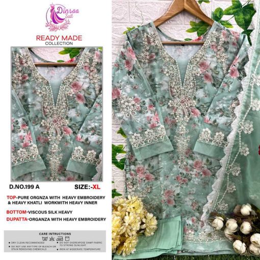 Dinsaa DS 199 Organza Readymade Salwar Suit Catalog 4 Pcs 3 510x510 - Dinsaa DS 199 Organza Readymade Salwar Suit Catalog 4 Pcs