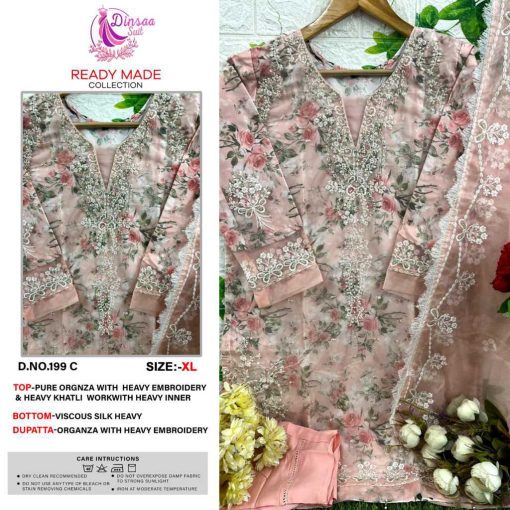 Dinsaa DS 199 Organza Readymade Salwar Suit Catalog 4 Pcs 4 510x510 - Dinsaa DS 199 Organza Readymade Salwar Suit Catalog 4 Pcs