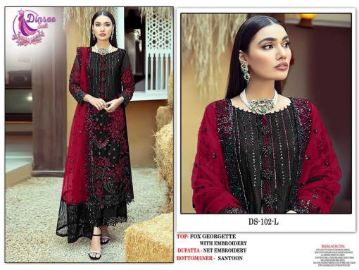 Dinsaa Ds 102 E J Georgette Salwar Suit Catalog 6 Pcs 2 510x383 - Dinsaa Ds 102 E-J Georgette Salwar Suit Catalog 6 Pcs