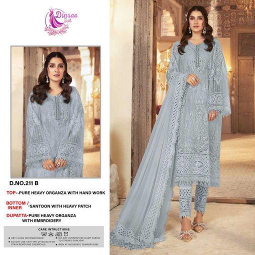 Dinsaa Ds 211 Organza Salwar Suit Catalog 4 Pcs 3 510x510 - Dinsaa Ds 211 Organza Salwar Suit Catalog 4 Pcs