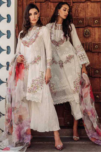 Dinsaa Maria B Vol 2 Summer Collection Cotton Salwar Suit Catalog 3 Pcs
