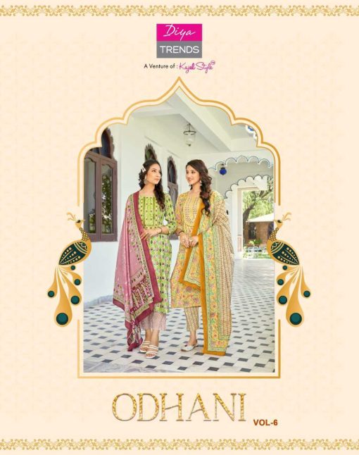 Diya Trends Odhani Vol 6 by Kajal Style Kurti with Dupatta Bottom Cotton Catalog 10 Pcs 1 510x646 - Diya Trends Odhani Vol 6 by Kajal Style Kurti with Dupatta Bottom Cotton Catalog 10 Pcs