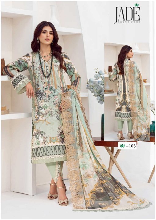 Jade Crimson Exclusive Heavy Lawn Salwar Suit Catalog 6 Pcs 7 510x720 - Jade Crimson Exclusive Heavy Lawn Salwar Suit Catalog 6 Pcs