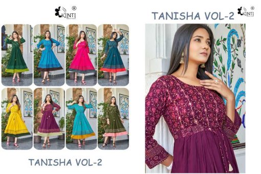 Kinti Tanisha Vol 2 Rayon Kurti Catalog 8 Pcs 10 510x340 - Kinti Tanisha Vol 2 Rayon Kurti Catalog 8 Pcs