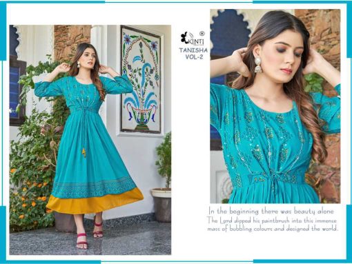 Kinti Tanisha Vol 2 Rayon Kurti Catalog 8 Pcs 8 510x383 - Kinti Tanisha Vol 2 Rayon Kurti Catalog 8 Pcs