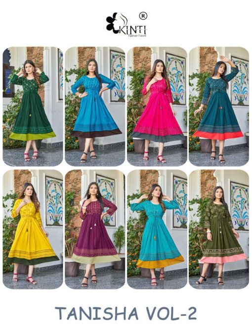 Kinti Tanisha Vol 2 Rayon Kurti Catalog 8 Pcs 9 510x680 - Kinti Tanisha Vol 2 Rayon Kurti Catalog 8 Pcs