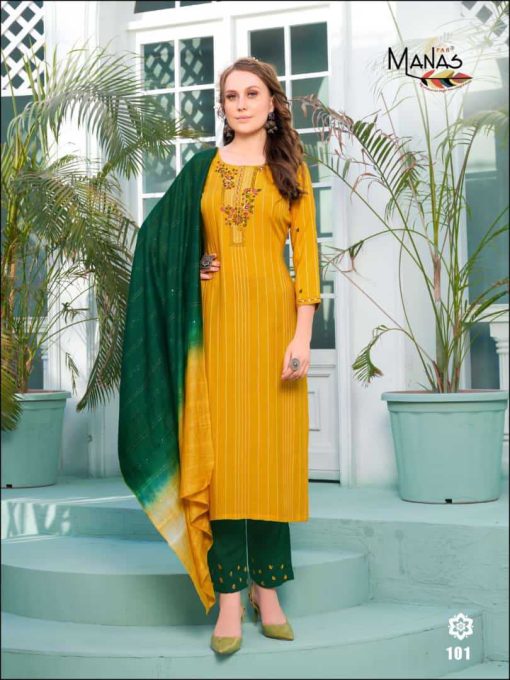 Manas Florina Kurti with Dupatta Bottom Rayon Catalog 5 Pcs 1 1 510x680 - Manas Florina Kurti with Dupatta Bottom Rayon Catalog 5 Pcs