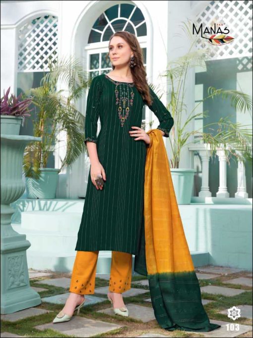 Manas Florina Kurti with Dupatta Bottom Rayon Catalog 5 Pcs 3 1 510x680 - Manas Florina Kurti with Dupatta Bottom Rayon Catalog 5 Pcs