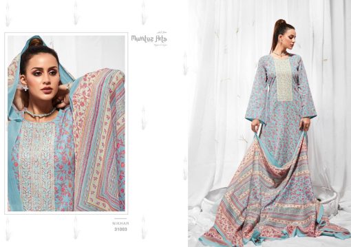 Mumtaz Arts Nikhar Lawn Cotton Salwar Suit Catalog 8 Pcs 5 510x359 - Mumtaz Arts Nikhar Lawn Cotton Salwar Suit Catalog 8 Pcs