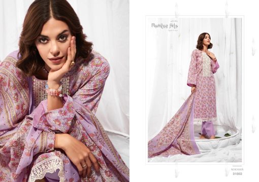 Mumtaz Arts Nikhar Lawn Cotton Salwar Suit Catalog 8 Pcs 8 510x359 - Mumtaz Arts Nikhar Lawn Cotton Salwar Suit Catalog 8 Pcs