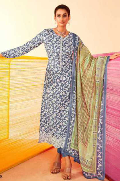 Mumtaz Arts Pastels Lawn Cotton Salwar Suit Catalog 8 Pcs