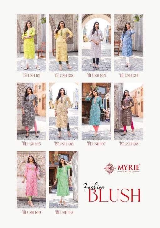 Myrie India Fashion Blush Fancy Kurti Catalog 10 Pcs 22 510x725 - Myrie India Fashion Blush Fancy Kurti Catalog 10 Pcs