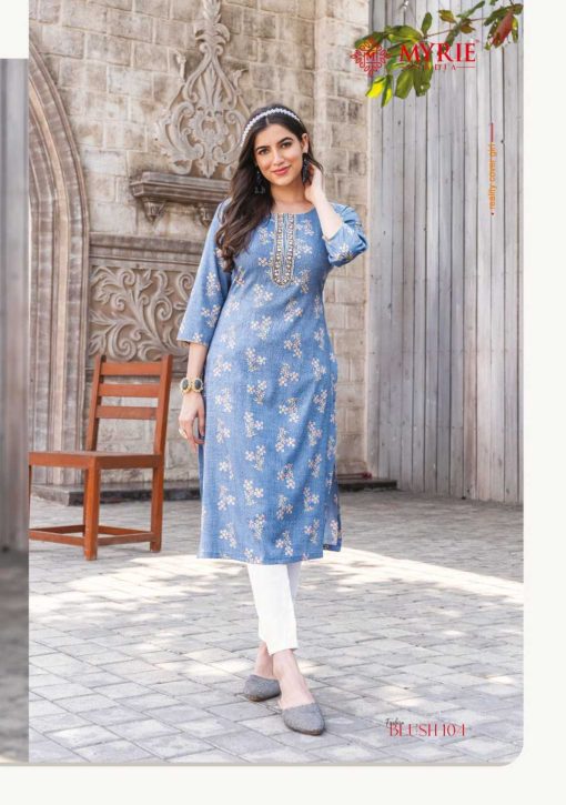 Myrie India Fashion Blush Fancy Kurti Catalog 10 Pcs 9 510x725 - Myrie India Fashion Blush Fancy Kurti Catalog 10 Pcs