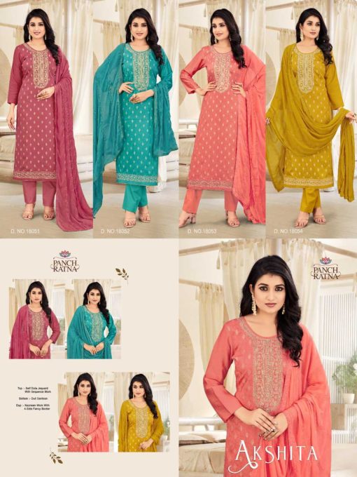 Panch Ratna Akshita by Kessi Jacquard Salwar Suit Catalog 4 Pcs 7 510x680 - Panch Ratna Akshita by Kessi Jacquard Salwar Suit Catalog 4 Pcs