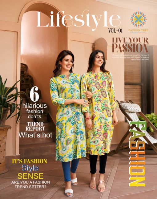 Passion Tree Lifestyle Vol 1 Rayon Kurti Catalog 6 Pcs 1 510x646 - Passion Tree Lifestyle Vol 1 Rayon Kurti Catalog 6 Pcs