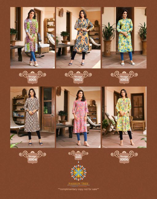 Passion Tree Lifestyle Vol 1 Rayon Kurti Catalog 6 Pcs 7 510x646 - Passion Tree Lifestyle Vol 1 Rayon Kurti Catalog 6 Pcs