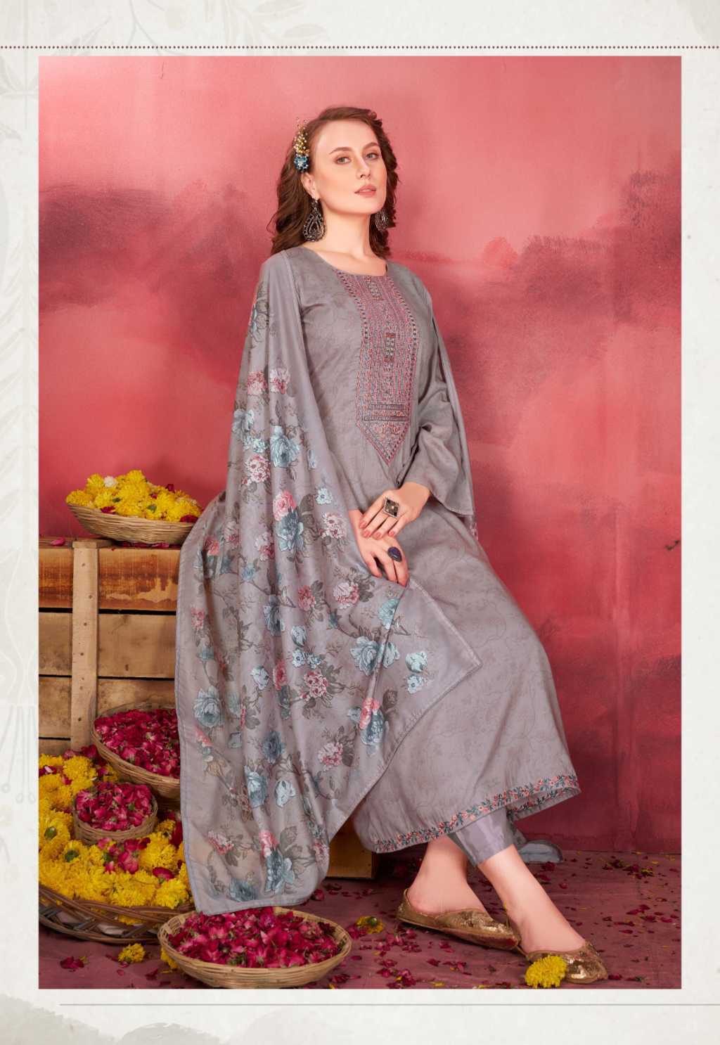 Top :- MUSLIN COTTON DIGITAL PRINT WITH PACH embroidery work Bottom : –  SEMI COTTON DUPATTA- Chiffon digital pin… | Pakistani cotton suits, Cotton  suits, Fancy suit