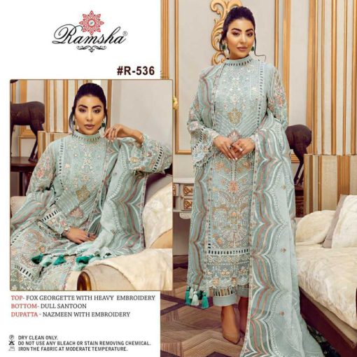 Ramsha R 536 NX Georgette Salwar Suit Catalog 4 Pcs 4 510x510 - Ramsha R 536 NX Georgette Salwar Suit Catalog 4 Pcs