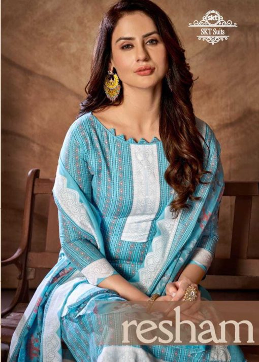 SKT Resham Cotton Salwar Suit Catalog 8 Pcs 1 1 510x714 - SKT Resham Cotton Salwar Suit Catalog 8 Pcs