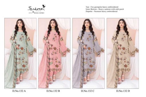 Serene S 132 Georgette Salwar Suit Catalog 4 Pcs 13 510x340 - Serene S 132 Georgette Salwar Suit Catalog 4 Pcs