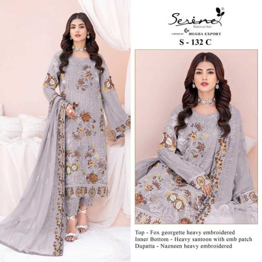 Serene S 132 Georgette Salwar Suit Catalog 4 Pcs 3 510x510 - Serene S 132 Georgette Salwar Suit Catalog 4 Pcs
