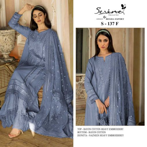 Serene S 137 E H Rayon Salwar Suit Catalog 4 Pcs 2 510x510 - Serene S 137 E-H Rayon Salwar Suit Catalog 4 Pcs