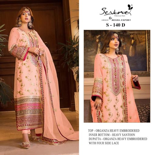 Serene S 140 A D Organza Salwar Suit Catalog 4 Pcs 4 510x510 - Serene S 140 A-D Organza Salwar Suit Catalog 4 Pcs