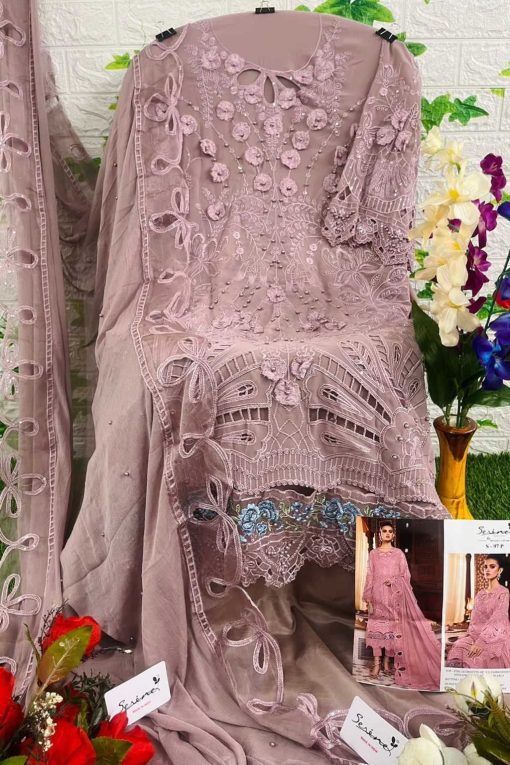 Serene S 97 O R Georgette Salwar Suit Catalog 4 Pcs 7 510x765 - Serene S 97 O-R Georgette Salwar Suit Catalog 4 Pcs