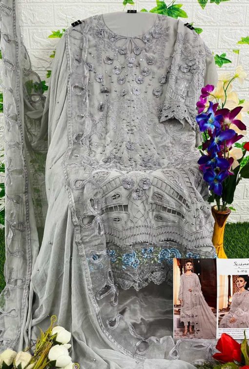 Serene S 97 O R Georgette Salwar Suit Catalog 4 Pcs 9 510x756 - Serene S 97 O-R Georgette Salwar Suit Catalog 4 Pcs