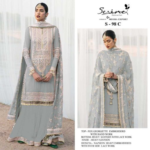 Serene S 98 A D Georgette Salwar Suit Catalog 4 Pcs 3 510x510 - Serene S 98 A-D Georgette Salwar Suit Catalog 4 Pcs