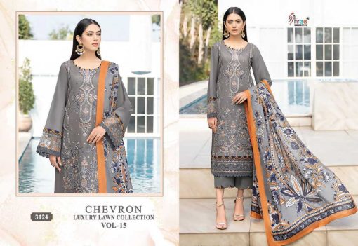 Shree Fabs Chevron Luxury Lawn Collection Vol 15 Chiffon Cotton Salwar Suit Catalog 8 Pcs 2 510x351 - Shree Fabs Chevron Luxury Lawn Collection Vol 15 Chiffon Cotton Salwar Suit Catalog 8 Pcs