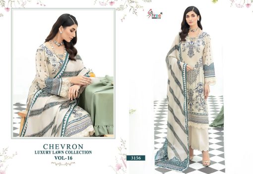 Shree Fabs Chevron Luxury Lawn Collection Vol 16 Chiffon Cotton Salwar Suit Catalog 8 Pcs 11 510x351 - Shree Fabs Chevron Luxury Lawn Collection Vol 16 Chiffon Cotton Salwar Suit Catalog 8 Pcs