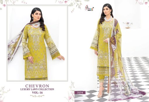 Shree Fabs Chevron Luxury Lawn Collection Vol 16 Chiffon Cotton Salwar Suit Catalog 8 Pcs 15 510x351 - Shree Fabs Chevron Luxury Lawn Collection Vol 16 Chiffon Cotton Salwar Suit Catalog 8 Pcs