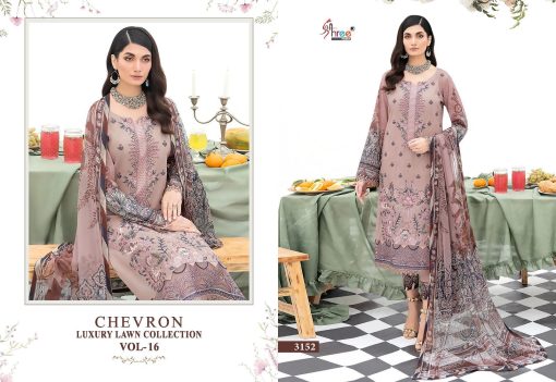 Shree Fabs Chevron Luxury Lawn Collection Vol 16 Chiffon Cotton Salwar Suit Catalog 8 Pcs 16 510x351 - Shree Fabs Chevron Luxury Lawn Collection Vol 16 Chiffon Cotton Salwar Suit Catalog 8 Pcs