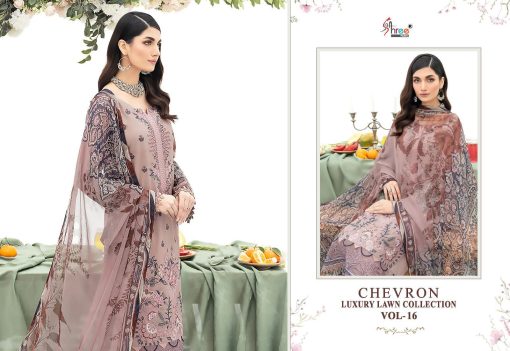 Shree Fabs Chevron Luxury Lawn Collection Vol 16 Chiffon Cotton Salwar Suit Catalog 8 Pcs 6 510x351 - Shree Fabs Chevron Luxury Lawn Collection Vol 16 Chiffon Cotton Salwar Suit Catalog 8 Pcs