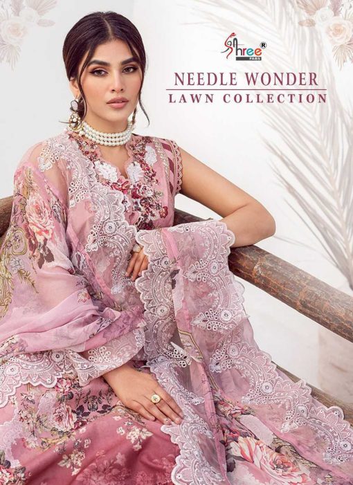 Shree Fabs Needle Wonder Lawn Collection Chiffon Cotton Salwar Suit Catalog 8 Pcs 1 510x701 - Shree Fabs Needle Wonder Lawn Collection Chiffon Cotton Salwar Suit Catalog 8 Pcs