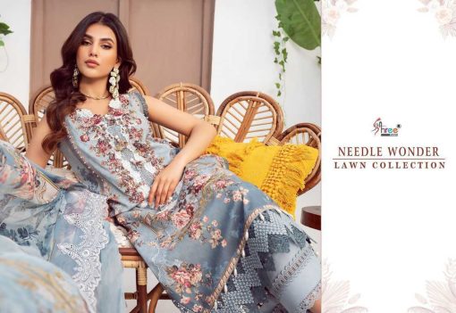 Shree Fabs Needle Wonder Lawn Collection Chiffon Cotton Salwar Suit Catalog 8 Pcs 10 510x351 - Shree Fabs Needle Wonder Lawn Collection Chiffon Cotton Salwar Suit Catalog 8 Pcs