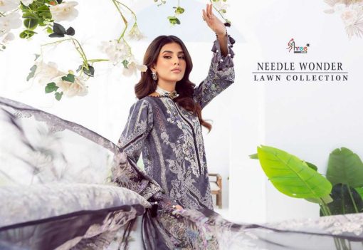 Shree Fabs Needle Wonder Lawn Collection Chiffon Cotton Salwar Suit Catalog 8 Pcs 16 510x351 - Shree Fabs Needle Wonder Lawn Collection Chiffon Cotton Salwar Suit Catalog 8 Pcs