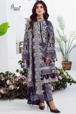 Shree Fabs Needle Wonder Lawn Collection Chiffon Cotton Salwar Suit Catalog 8 Pcs